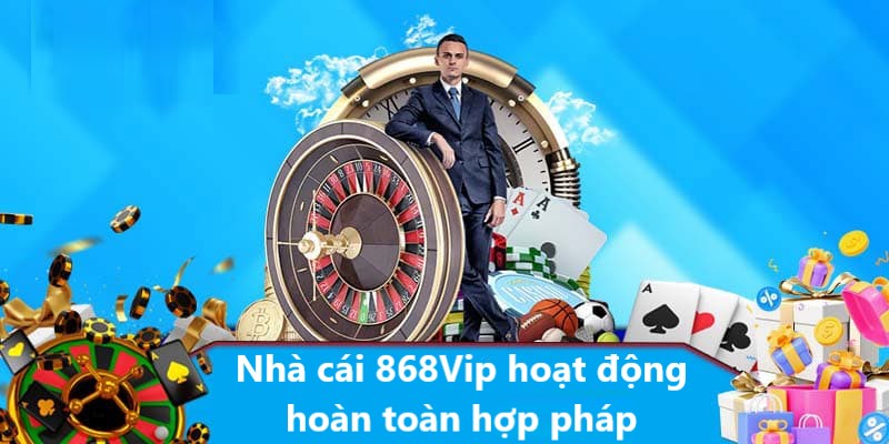 Nhà cái 868Vip hoạt động bởi sự cấp phép của các tổ chức hàng đầu