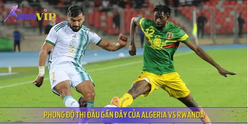 Phong độ thi đấu hiện tại của cả hai đội Algeria vs Rwanda