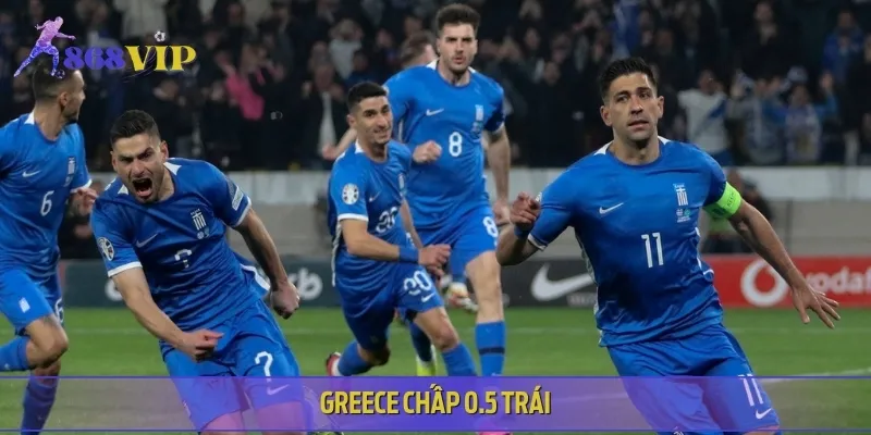 Trong trận đấu này, đội tuyển Greece được đánh giá ở mức chấp 0.5 trái