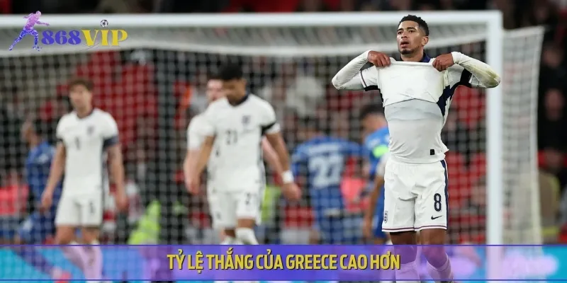 Có khả năng cao đội bóng Greece sẽ có tỷ lệ thắng cao hơn