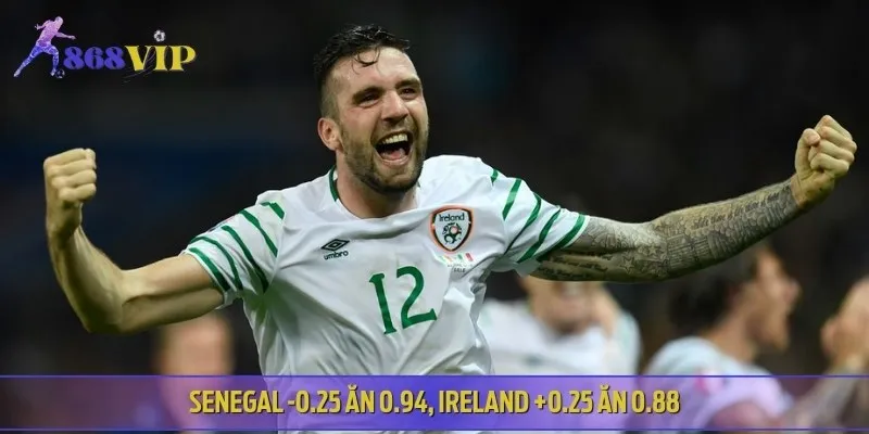 Đối với mức kèo chấp, Senegal có thể sẽ -0.25 ăn 0.94, Ireland +0.25 ăn 0.88
