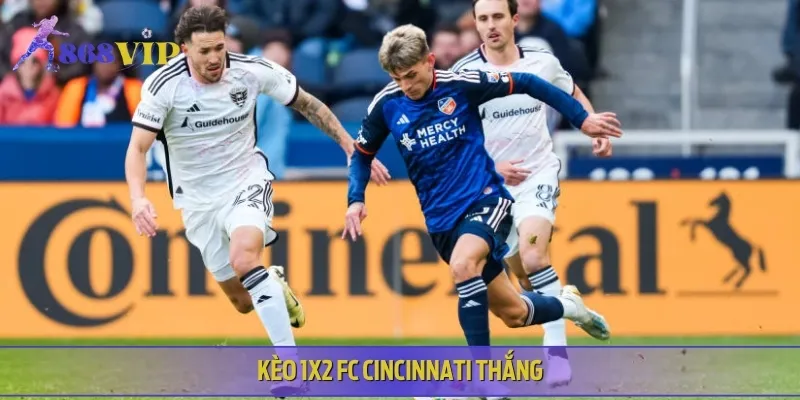 FC Cincinnati được dự đoán thắng theo kèo 1x2 trận sắp tới