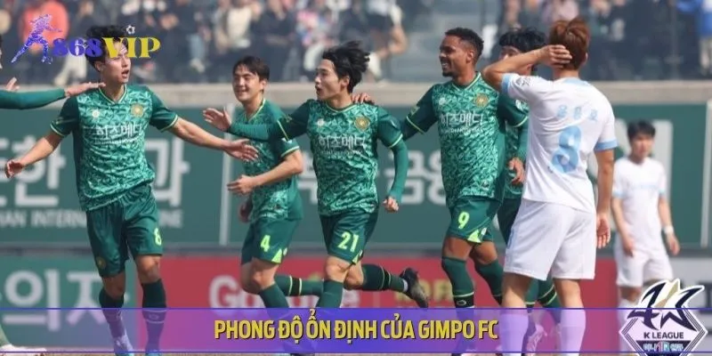 Gimpo FC thi đấu chắc chắn trên sân nhà