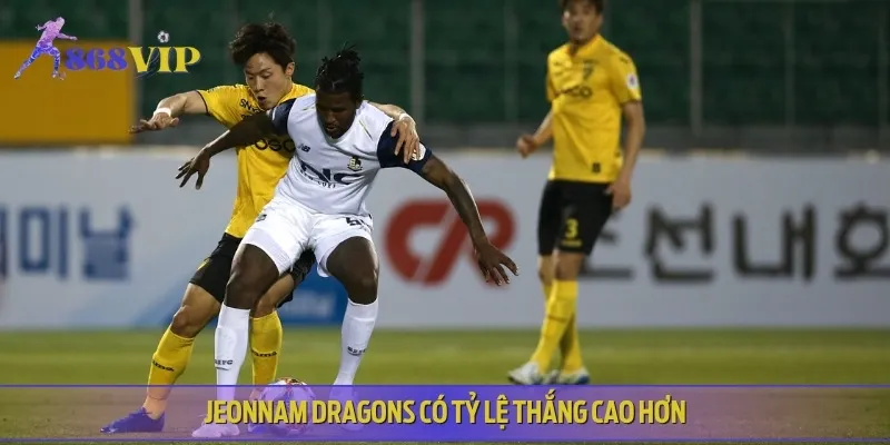 Jeonnam Dragons sở hữu tỷ lệ thắng cao hơn đối thủ