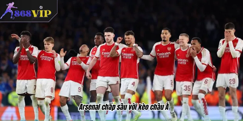 Arsenal chấp sâu với kèo châu Á