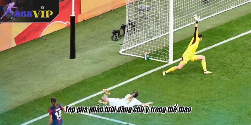 Top pha phản lưới đáng chú ý trong thể thao